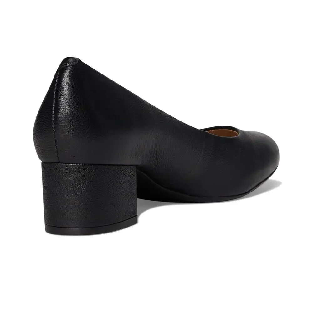 MARC JOSEPH NEW YORK WOMENS BROADWAY PUMP BLACK NAPA SOFT 10.5 MEDIUM